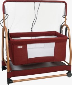 Resim Convers Rocco Sallanabilir Bebek Beşik Bordo 