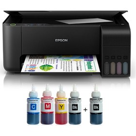 Resim Epson Tanklı L3150 Photoink Mürekkepli Tanklı Yazıcı (1 Siyah Mürekkep Hediyeli) 