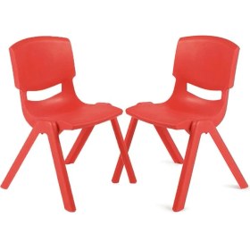 Resim Hype Store Fiore 2'li Set Büyük Şirin Çocuk Sandalyesi Kırmızı 