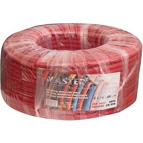 Resim Continental Master 8X16 Kaynak Hortumu Kırmızı 100 Metre 