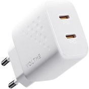 Resim Voltme V2022 Revo Beyaz 35w Cc Gan Şarj Aleti 