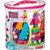 Resim Mega Bloks 60'lı Blok Torbalar Pembe DCH54 