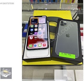 Resim Apple iPhone 11 Pro Max İkinci El TR | 64 GB | Gri 