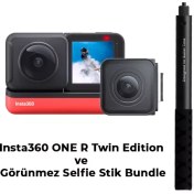 Resim Insta360 ONE R Twin Edition ve Görünmez Selfie Stik 