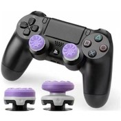 Resim Mor Galaxy Uyumlu Ps4/ps5 Uyumlu Performans Analog Koruyucu Ve Yükseltici Mor Mavi 