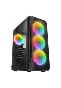 Resim Everest X-racer 600w Usb 3.2 Rgb Atx Mid Tower Siyah Kasa 
