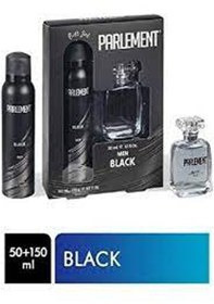 Resim Parlement 50 Ml Black Erkek Parfüm + 150 Ml Deodorant Seti Diğer 