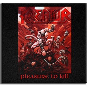 Resim Kreator Pleasure to Kill Albüm Arma Peç Patch Yama Çok Renkli 