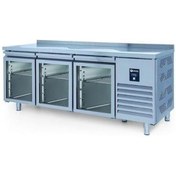 Resim Iceinox Tezgah Tip Gn Buzdolabı 3 Cam Kapılı 