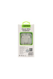 Resim SOFFANY EARPHONES Soffany Ios 5 5s 5se 5c 6 6s Plus Uyumlu Mikrofonlu Kablolu Kulak Içi Kulaklık Hf-690 