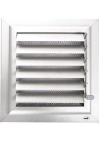 Resim Made 45x65 Cm Banyo Wc Havalandırma Menfezi Panjur Krom 