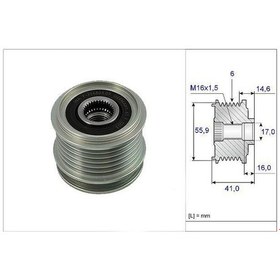 Resim VALEO 588024 ALTERNATÖR KASNAĞI GOLF IV V VI BORA 98-05 POLO JETT 