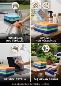 Resim BSG MİKROFİBER BEZ - (6'LI) 
