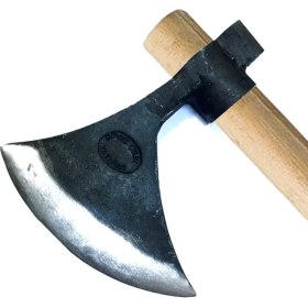 Resim MCM Group Keserli Saplı Büyük Ay Balta 90 cm - Dövme Çelikten - Lisinya 