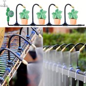 Resim DIY Ücretsiz Bükülebilir Evrensel Sprey Seti - Seracılık Bahçe Çiçek Sulama ve Teras Nemlendirme Soğutma Kiti 