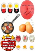 Resim İnfeta Yumurta Zamanlayıcı Egg Timer Pişirme Haşlama Süresi Aparatı Zaman Ayarlama Göstergesi 