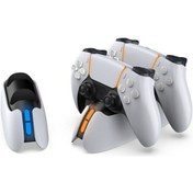 Resim P5-5103 Led Işıklı Ikili Ps5 Joystick Kol Şarj Stand 