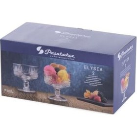 Resim Paşabahçe 51749 Elysia Dondurmalık Ayaklı Sunum Kase 4 Adet 