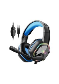 Resim Eksa E1000 Gaming Kulaklık Oyuncu Kulaklığı 7.1 Surround RGB Led USB Bağlantı & Mikrofon ZORE-257893 