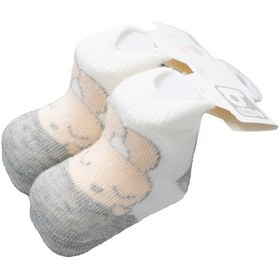Resim Bibaby Cute Rabbit Bebek Çorabı 68369 Somon 