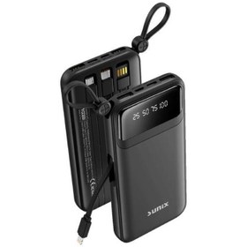 Resim Sunix 10.000 Mah Dijital Göstergeli Kendinden Kablolu Powerbank Siyah Pb-120 