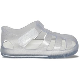 Resim İgor Star Glitter Kız Çocuk Sandalet S10265-209 - Simli Beyaz 