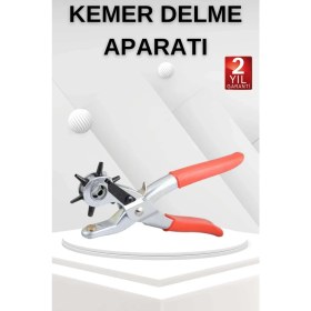 Resim Kemer Delme Makinesi Aleti Kemer Delme Pensi Kumaş Kemer Ayakkabı Deri 