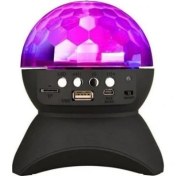 Resim Teknomila LED Işıklı Disko Topu Şarjlı Bluetooth Hoparlör Tavan Işık Yansıtma 