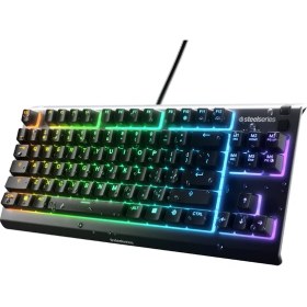 Resim Steelseries Apex 3 TKL Gaming Klavye - Sessiz Switch - Ip32 Sıvı Dayanıklılık - US Layout 