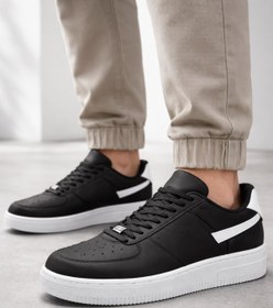 Resim Siyah Beyaz Trend Süper Rahat 4 Mevsim Unisex Günlük Yürüyüş Spor Ayakkabı Sneaker 