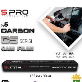 Resim Drs Tuning S Pro Cam Filmi Nano Carbon CS Serisi 2PLY %05 152cm/30mt 