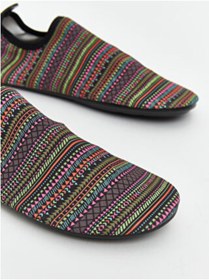 Resim LC Waikiki MODANOVA SEZON Karışık Çizgi Desenli Kadın Deniz Ayakkabısı 