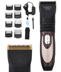 Resim Powertec TR-6500 Saç Sakal Tıraş Makinesi Yedek Bataryalı Şarjlı 
