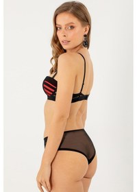 Resim Miorre Push-up Dolgulu Straplez Sütyen Takım 001 