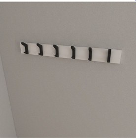 Resim Hepsi3boyutlu Modern Duvar & Kapı Kanca Askılık - 6 Adet Siyah Kanca Askılık - Model No : 2 Siyah 