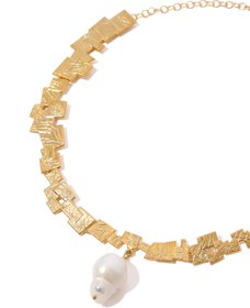 Resim Mozaik İncili Choker 