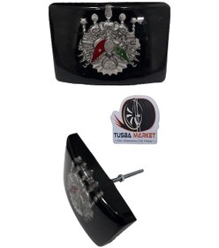 Resim Osmanlı Tuğrası Oto Panjur Arması Vidalı | 3d Oto Ön Tampon Panjur Arma 