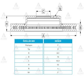 Resim Ücretsiz Kargo HYUNDAİ ACCENT Admire ÖN FREN DİSKİ Havalı 2003 den 2006 a Kadar 241mm 4 Bijon TAİWAN 