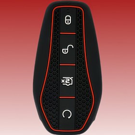 Resim BYD Atto 3 Han EV Dolphin için dayanıklı silikon araba anahtarı kılıfı - Metinli tutma, çizik ve darbe dayanıklı, otomatik aksesuarlar için uyumlu kabuk kılıfı, araç güvenliği geliştirme, sağlam tasarım, darbe dayanıklı kabuk 