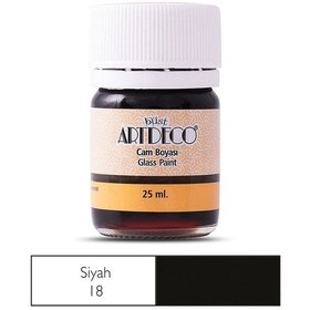 Resim Artdeco Cam Boyası 25 ML 30a-18 Siyah 