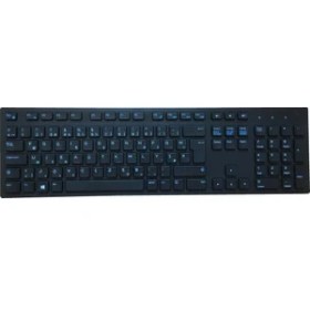 Resim Dell KB216-BK-TUR-F, Siyah, USB Kablolu, Türkçe F, Multimedya Klavye 