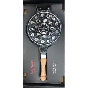 Resim Granite Waffle Tavası, Ocak Üstü, Dayanıklı ve Şık Tasarım 