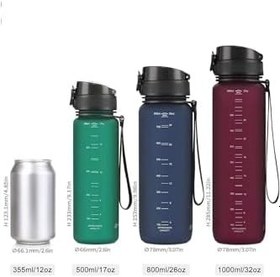 Resim Uzspace 800Ml -Yeni Ebat- Tritan Su Matarası Bpa Koku Sızdırma Yok,797114560600555 