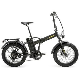 Resim Bisan E-foldıng F2 Elektrikli Katlanır Bisikleti 43cm Md 20 Jant 7 Vites Mat Siyah Sarı Çok Renkli 