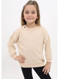 Resim Toontoy Kız Çocuk Sweatshirt Bej 