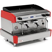 Resim Espresso Kahve Mak. - 2 grup - tam otomatik - Empero EMP.CPC.2GR-D - kırmızı EMP.CPC.2G-D - 230 V. çalışma gücü - Çift buhar kolu. - Dozaj ayar ünitesi. - 2 adet çiftli filtre. ...