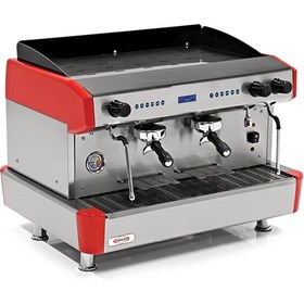 Resim Espresso Kahve Mak. - 2 grup - tam otomatik - Empero EMP.CPC.2GR-D - kırmızı 