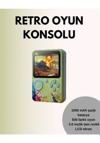 Resim Tv Bağlantılı 500 Oyunlu Mini Gameboy Konsol 
