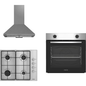 Resim Altus Inox 3 Lü Ankastre Set ( Ala 310 I - Ala 181 Gıd - Ala 522 I ) 