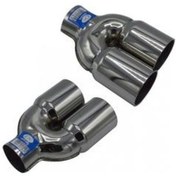 Resim Çiftli 3mm M Model Krom Egzoz Ucu 76 100 800-010lr 